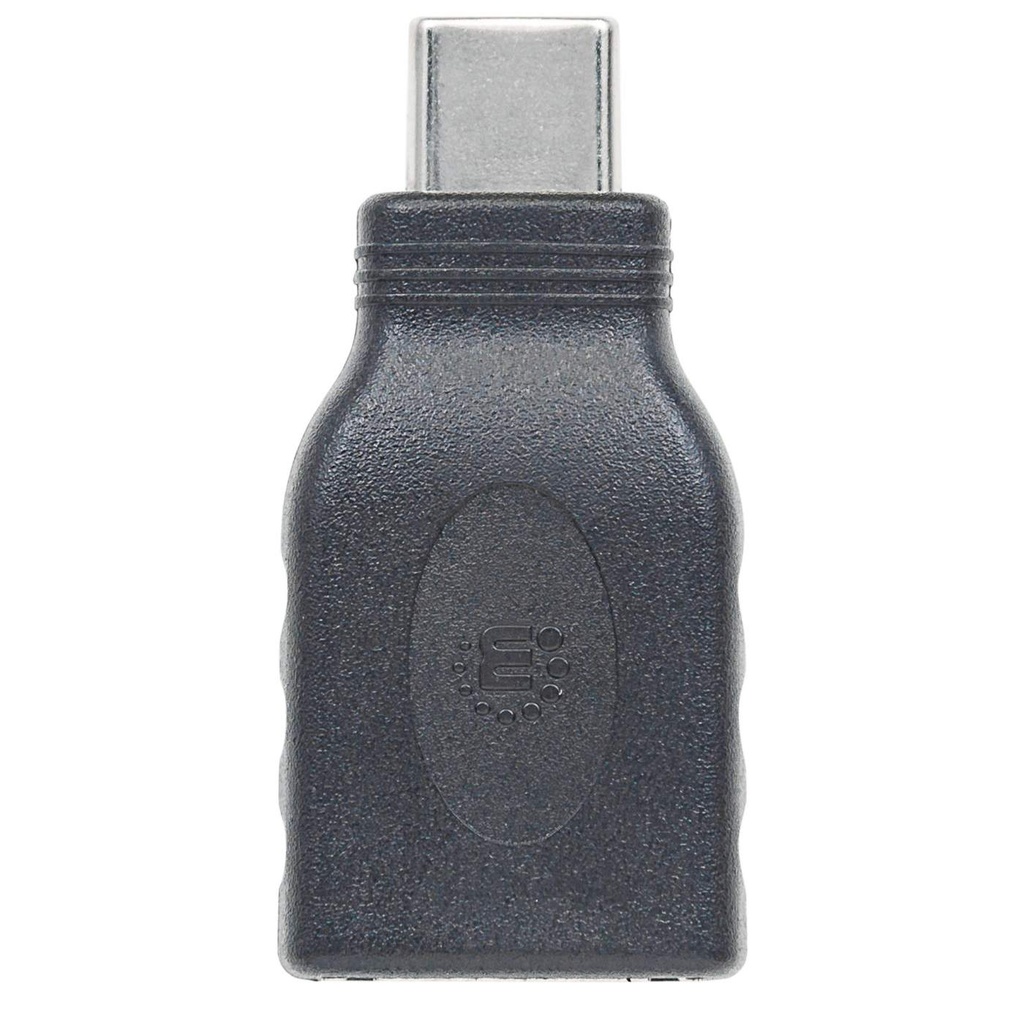 Manhattan Adaptador USB C Macho - USB A Hembra, Negro AC-6508 SKU: 354646