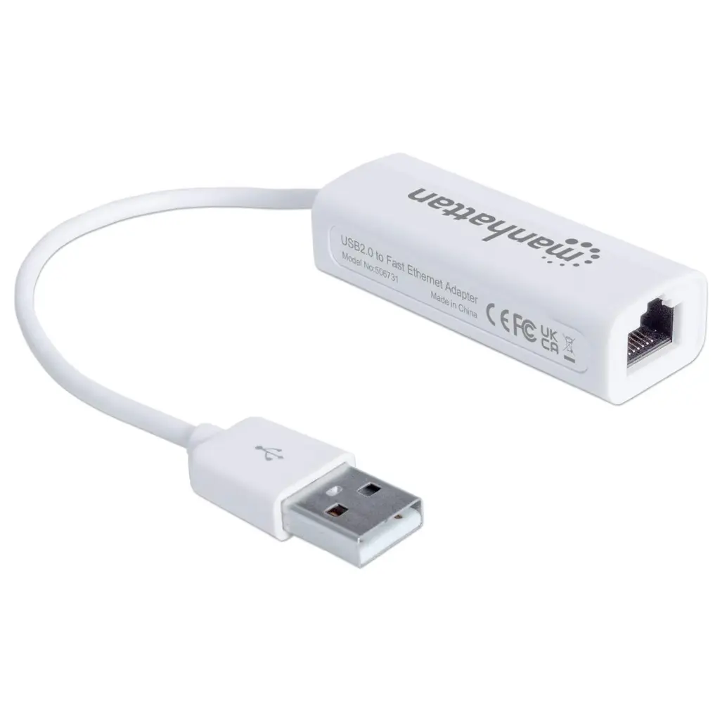 Manhattan Adaptador de Red USB 506731, Alámbrico, 100 Mbit/s AD-301 SKU: 506731