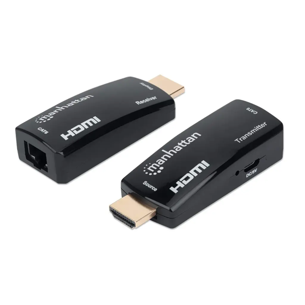 Manhattan Kit Extensor de Video HDMI por Cable Cat5/6, hasta 60 Metros AC-10878 SKU: 207539