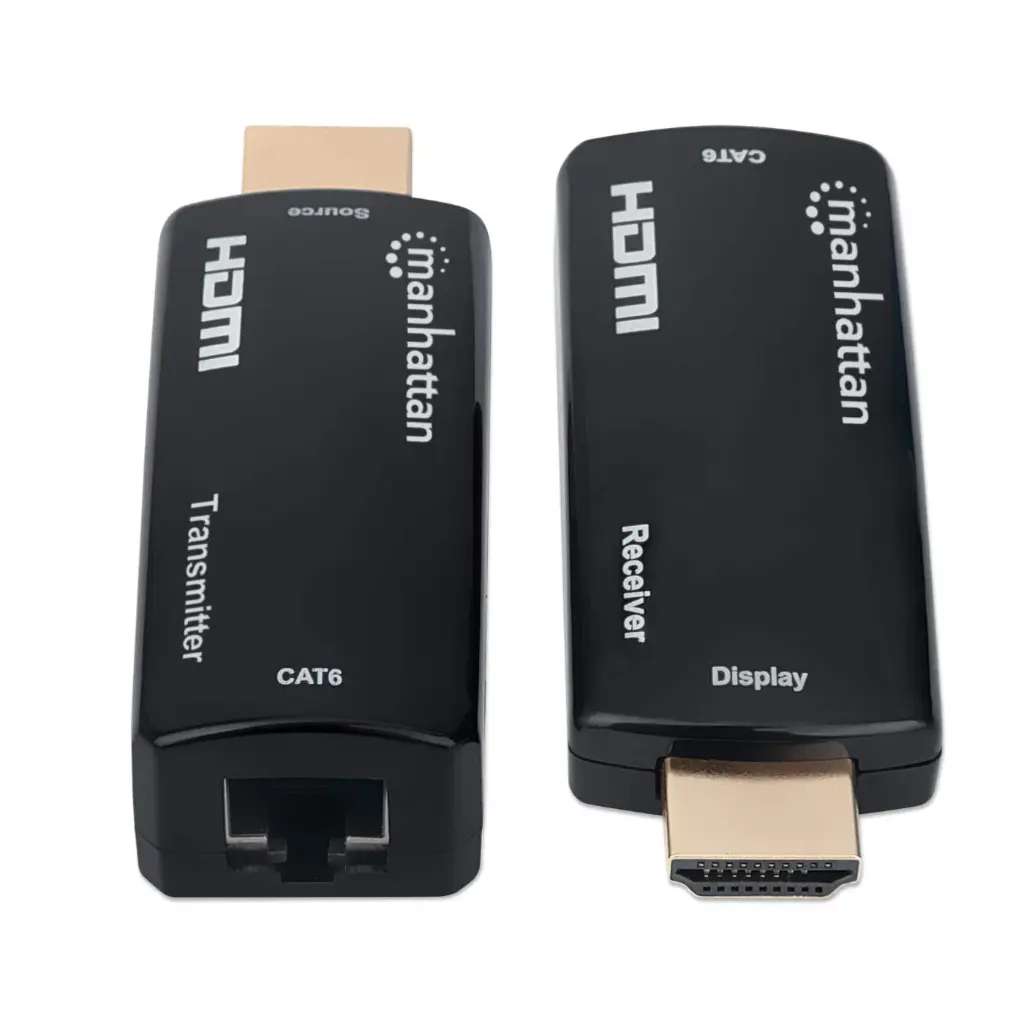 Manhattan Kit Extensor de Video HDMI por Cable Cat5/6, hasta 60 Metros AC-10878 SKU: 207539