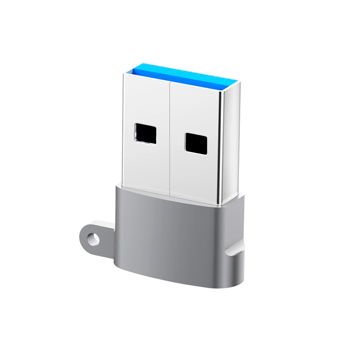 Perfect Choice Adaptador USB A Macho - USB C Hembra, Gris AC-9658 SKU: PC-101253