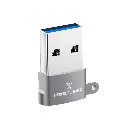 Perfect Choice Adaptador USB A Macho - USB C Hembra, Gris AC-9658 SKU: PC-101253