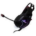 Yeyian Audífonos Gamer Vicious Serie 3000, Alámbrico, 2 Metros, USB/3.5mm, Negro SKU: YDV-33403