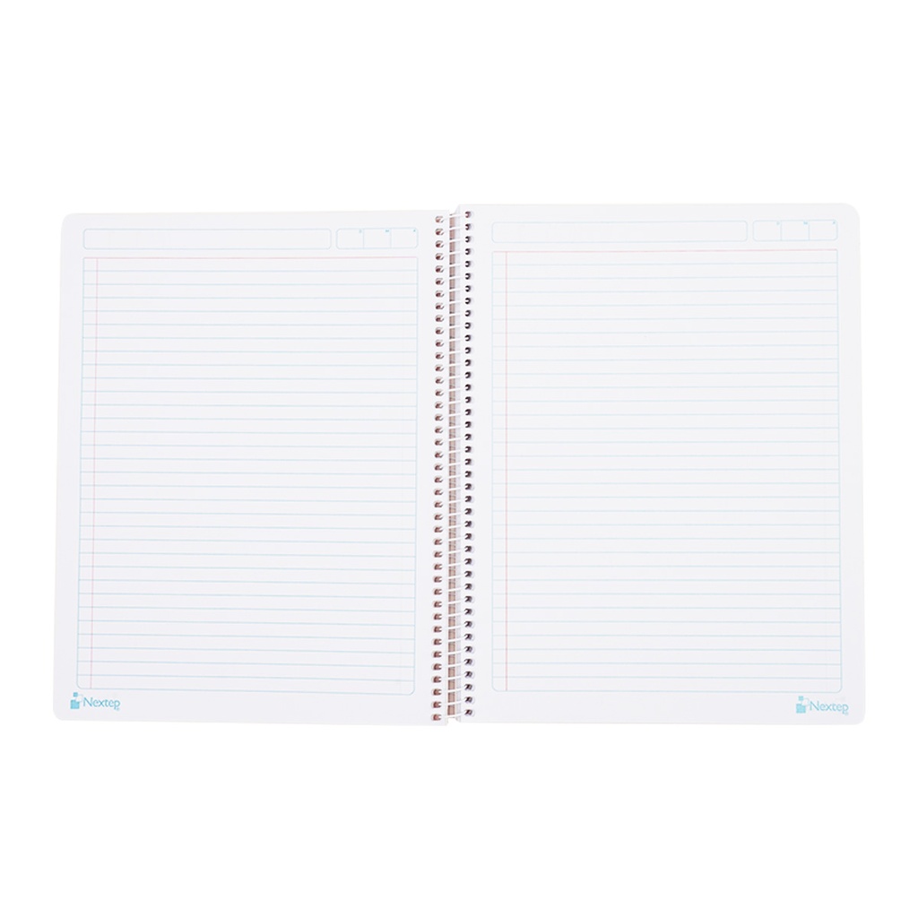 Cuaderno Nextep Profesional Raya, 100 Hojas, Espiral SKU: NE-007R 