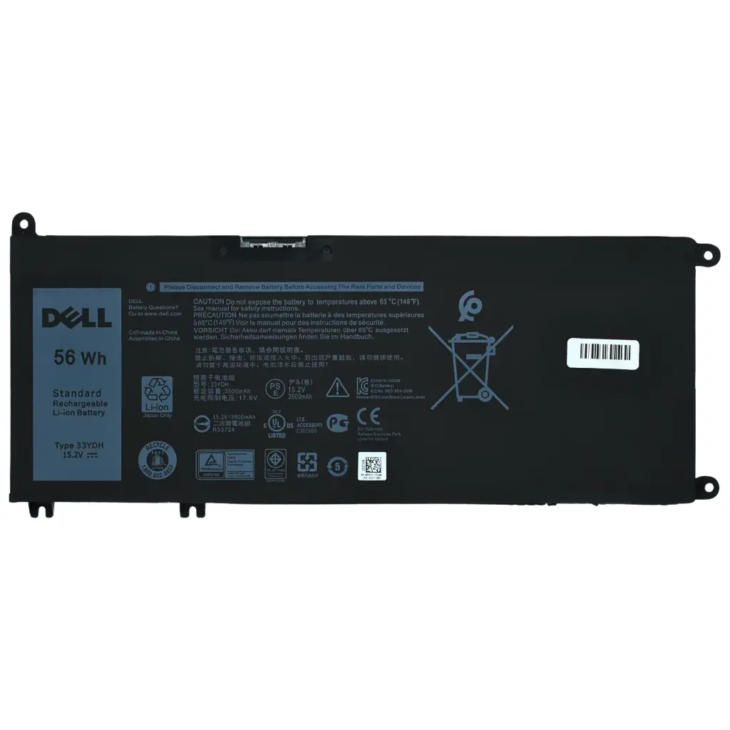 BO-33YDH Bateria Original 15.2V para Dell Inspiron 7577 7000 7773 7778 7779 7786 33YDH SKU: BO-33YDH