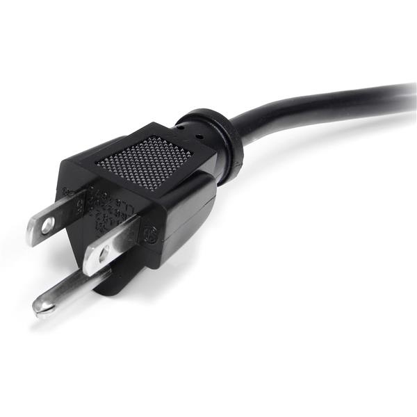 StarTech Cable de Poder NEMA5-15P -  C13 - 10A 125V 18AWG Coupler, 1.8 Metros, Negro SKU: PXT101