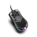 Mouse Gamer Ergonómico Yeyian Óptico Links, Alámbrico, USB, 7200DPI, Blanco SKU: YMG-24311