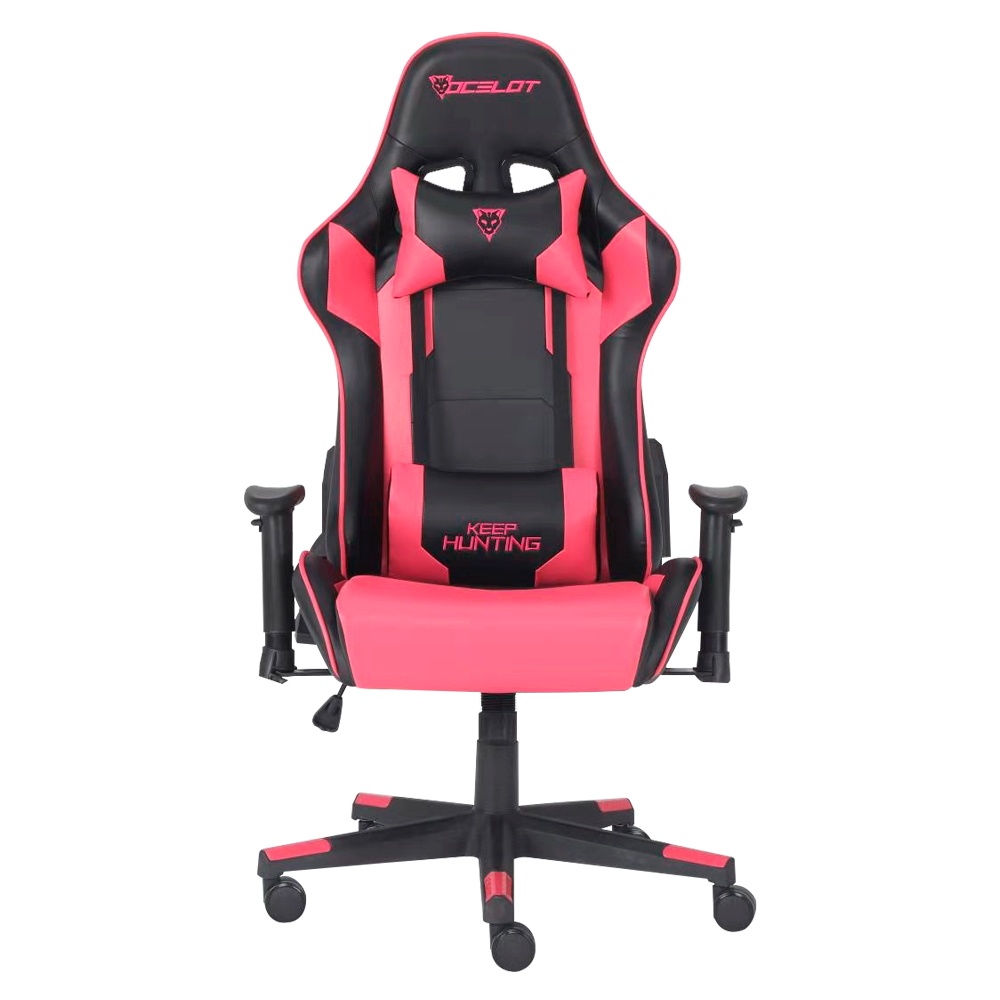 Ocelot Gaming Silla Gamer OGS-03, hasta 150Kg, Negro/Rosa SKU: OGS-03