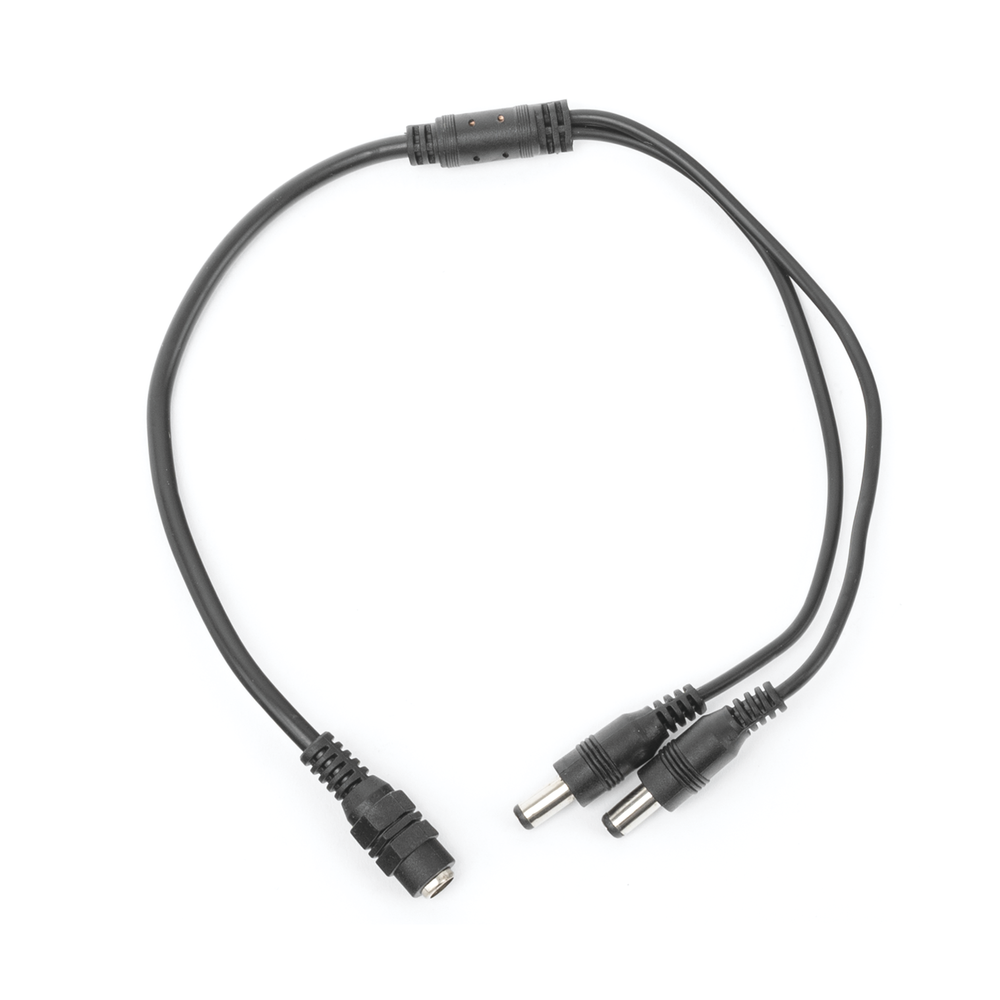 Cable con conector Jack hembra 3.5 mm con 2 salidas de Jack macho Syscom SKU: JRF51