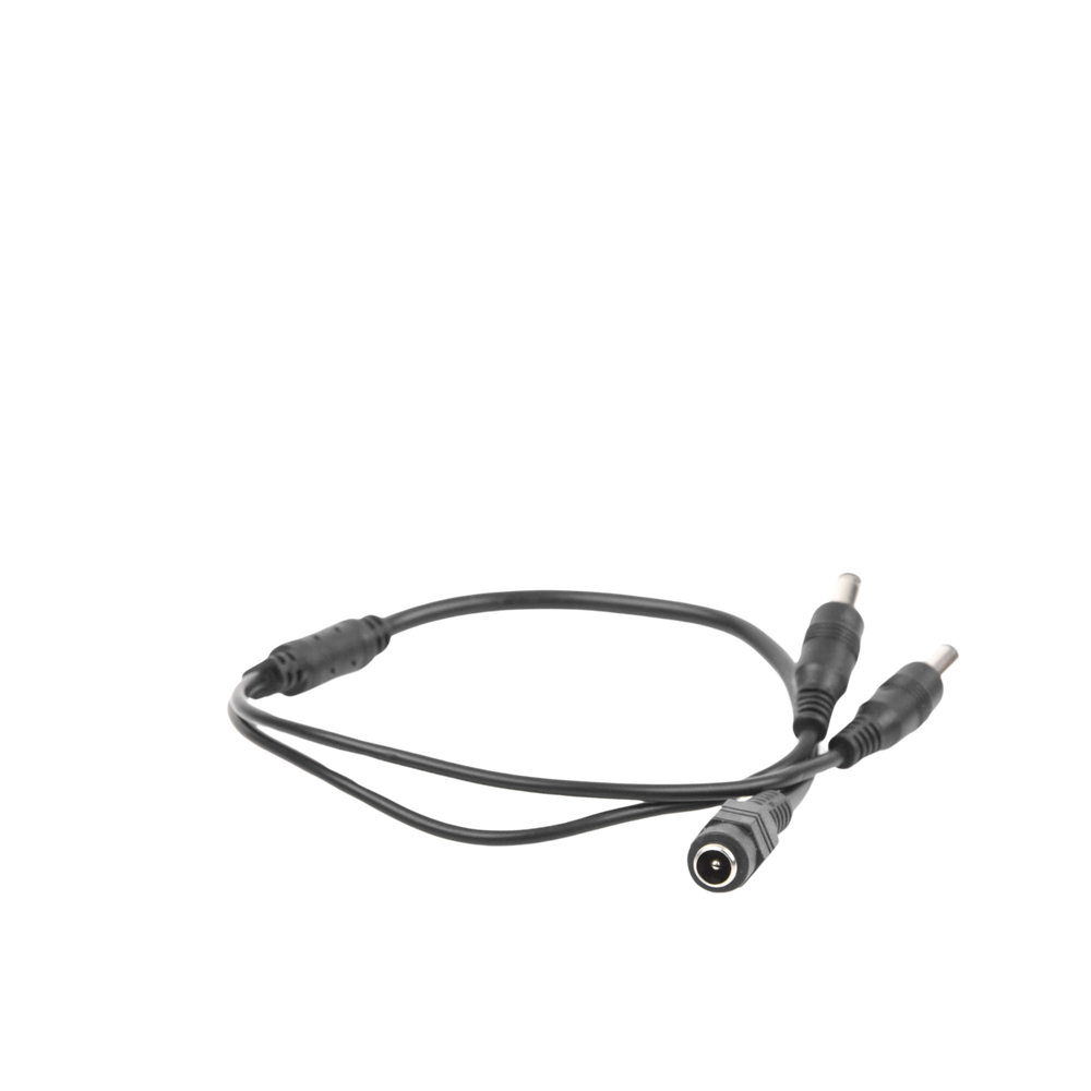 Cable con conector Jack hembra 3.5 mm con 2 salidas de Jack macho Syscom SKU: JRF51