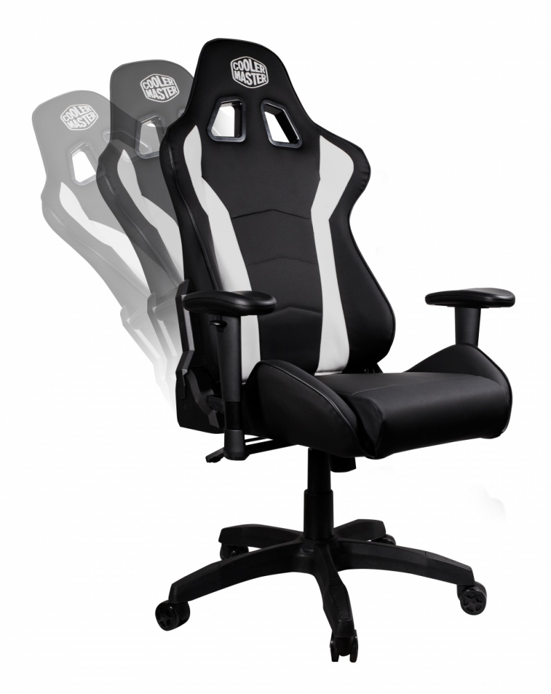 Cooler Master Silla Gamer Caliber R1, hasta 150Kg, Blanco/Negro SKU: CMI-GCR1-2019WUS