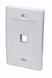 Intellinet Tapa para Caja (Faceplate) 163286, Montaje al Ras, 1 Salida, Blanco SKU: 163286