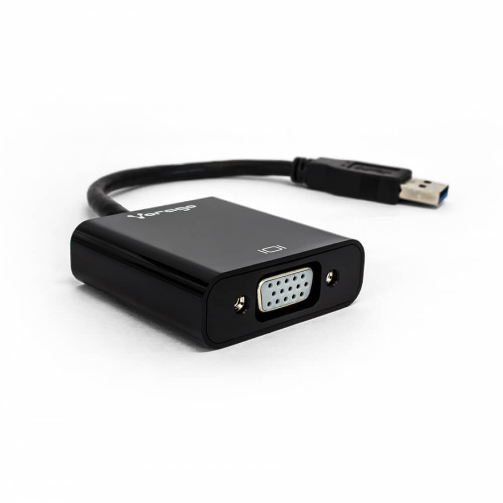 Vorago Adaptador USB 3.0 Macho - VGA Hembra, Negro SKU: ADP-200