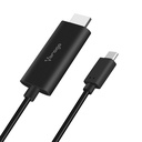 Vorago Cable HDMI Macho - USB-C Macho, 4K, 60Hz, 1.8 Metros, Negro SKU: CAB-304