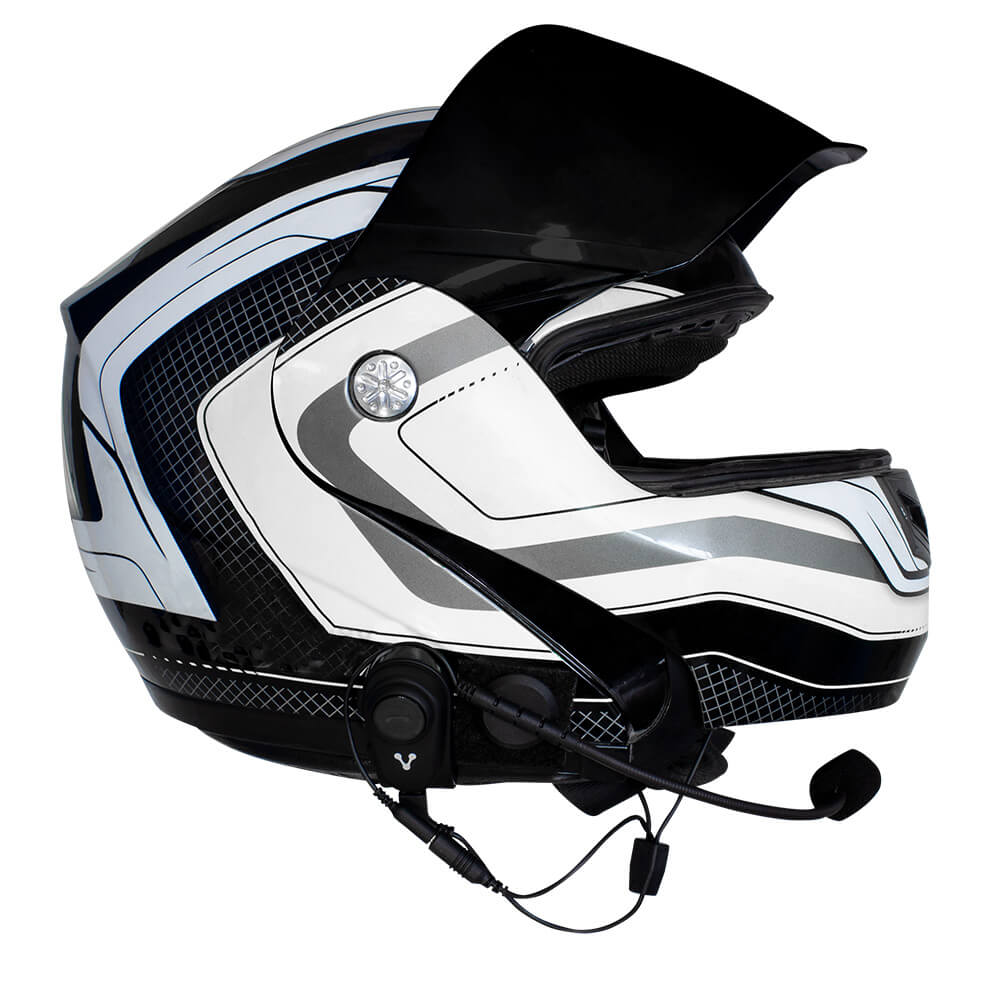 Vorago Audífono con Micrófono para Casco BTM-300, Bluetooth, Inalámbrico, Negro SKU: BTM-300