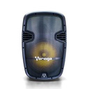 Vorago Bafle con Karaoke KSP-500, Bluetooth, Inalámbrico, 100W RMS, USB 2.0, Negro - incluye Tripie + 2 Micrófonos SKU: KSP-500