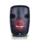 Vorago Bafle con Karaoke KSP-500, Bluetooth, Inalámbrico, 100W RMS, USB 2.0, Negro - incluye Tripie + 2 Micrófonos SKU: KSP-500