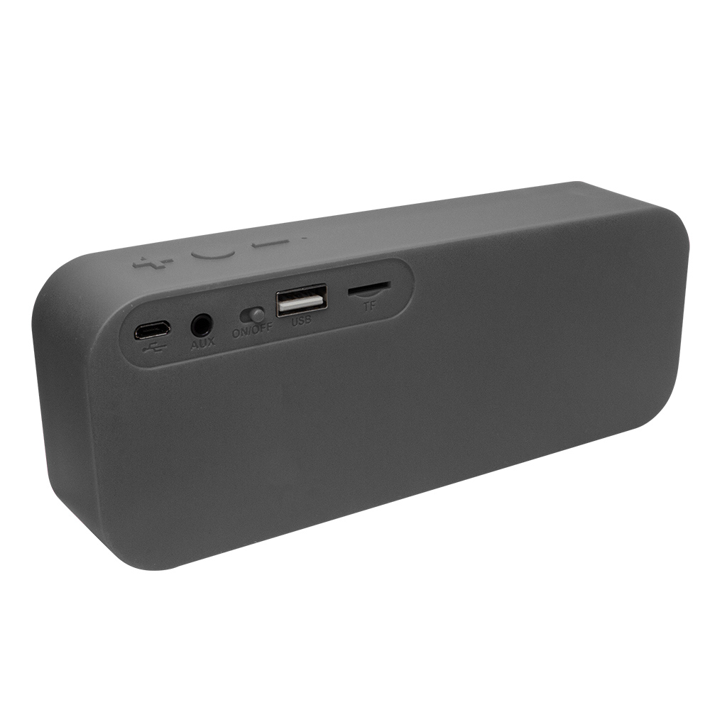 Vorago Bocina Portátil BSP-150, Bluetooth, Alámbrico/Inalámbrico, 2.0 Canales, 6W RMS, USB, Gris SKU: BSP-150-GRY