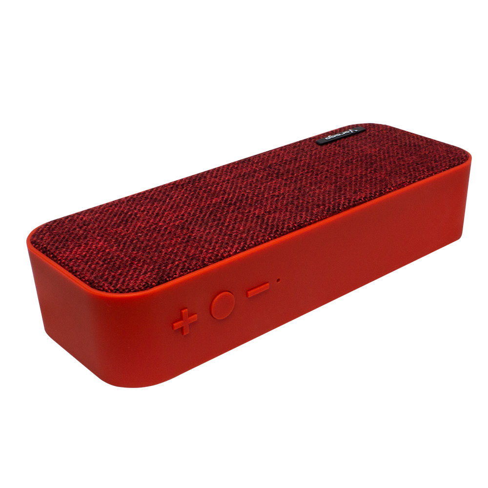 Vorago Bocina Portátil BSP-150, Bluetooth, Alámbrico/Inalámbrico, 2.0 Canales, 6W RMS, USB, Rojo SKU: BSP-150-RD