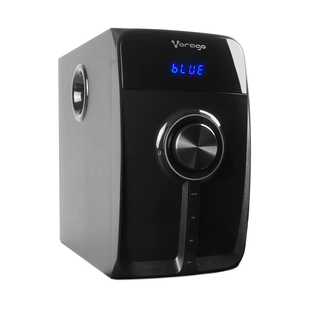 Vorago Bocina con Subwoofer SPB-300, Bluetooth, 2.1, 2x 10W, Negro SKU: SPB-300