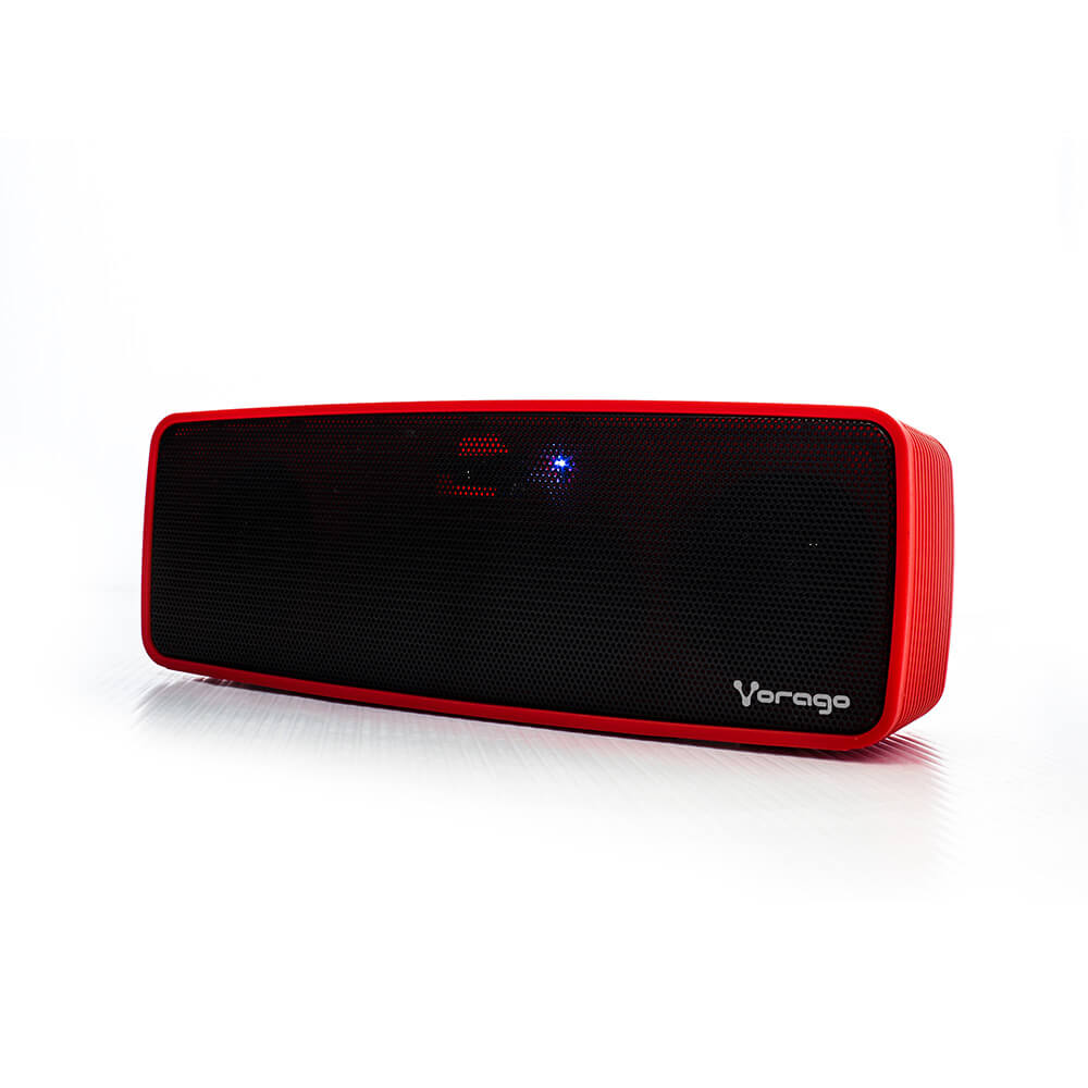 Vorago Bocinas BSP-100 V2, Bluetooth, Inalámbrico, 6W RMS, Rojo SKU: BSP-100-V2/R