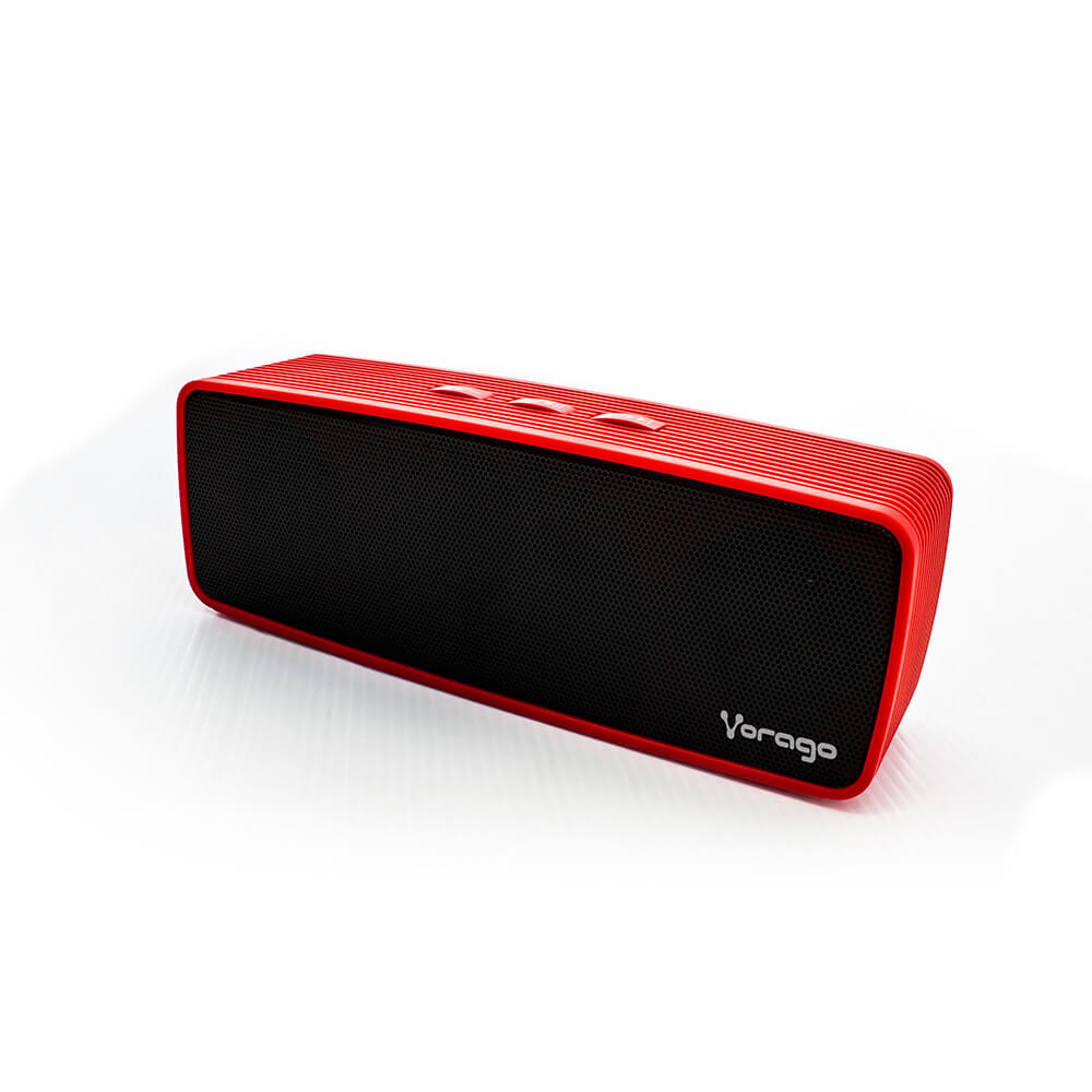 Vorago Bocinas BSP-100 V2, Bluetooth, Inalámbrico, 6W RMS, Rojo SKU: BSP-100-V2/R