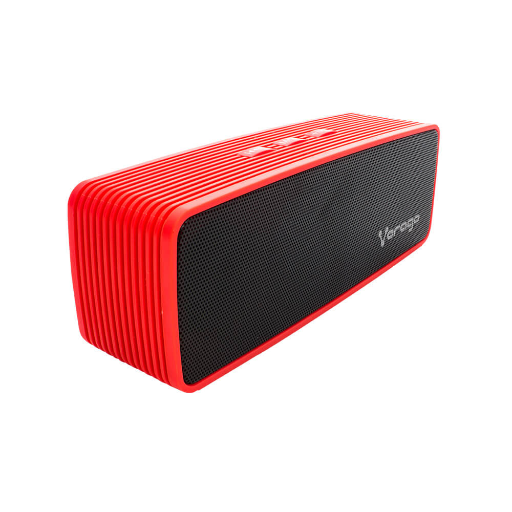 Vorago Bocinas BSP-100 V2, Bluetooth, Inalámbrico, 6W RMS, Rojo SKU: BSP-100-V2/R