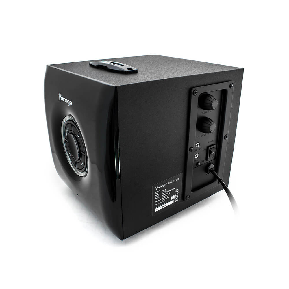 Vorago Bocinas con Subwoofer SPK-300, Alámbrico, 2.1, 10W RMS, Negro SKU: SPK-300