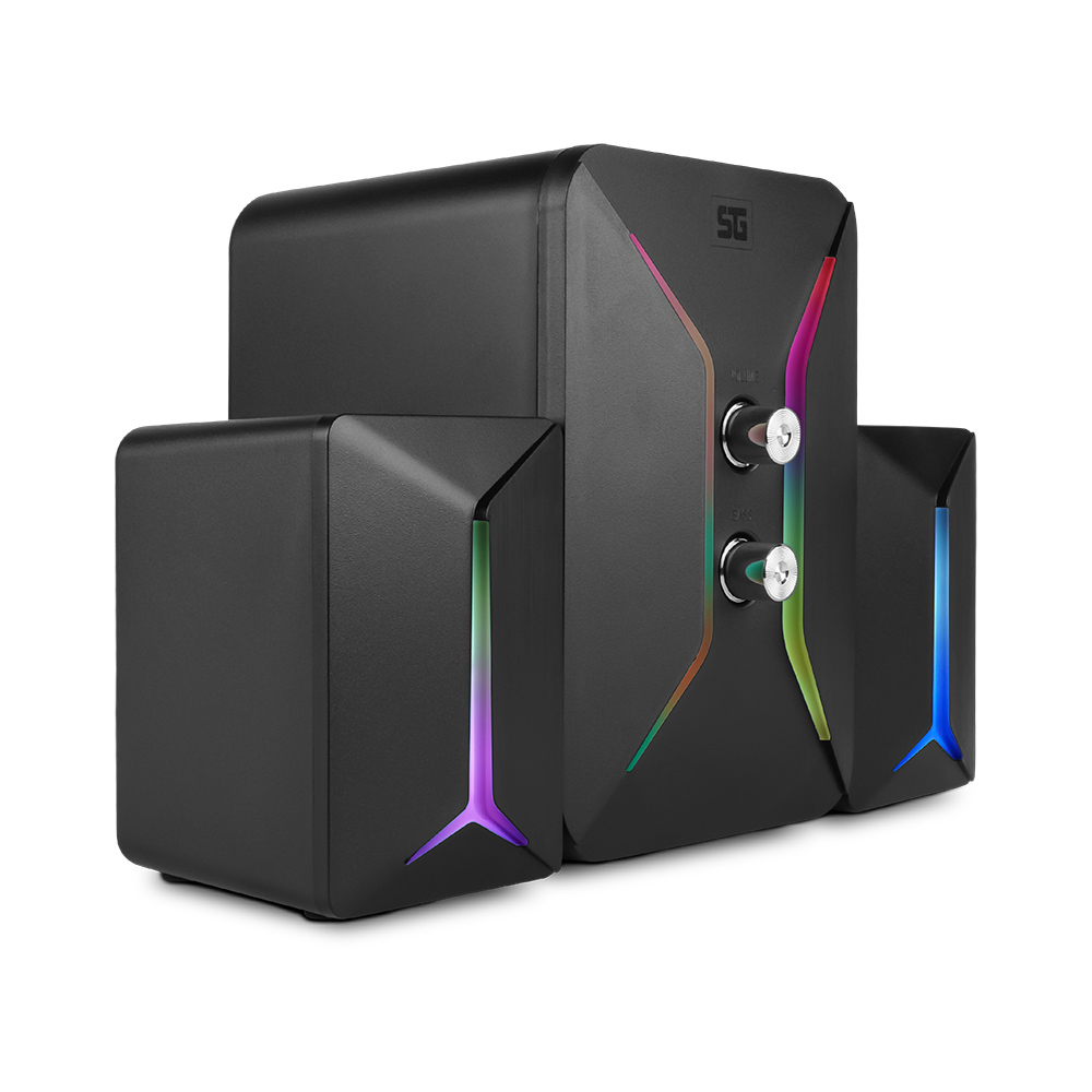 Vorago Bocinas con Subwoofer Start The Game SPK-250 RGB, Alámbrico, 2.1, 11W RMS, USB, Negro SKU: SPK-250