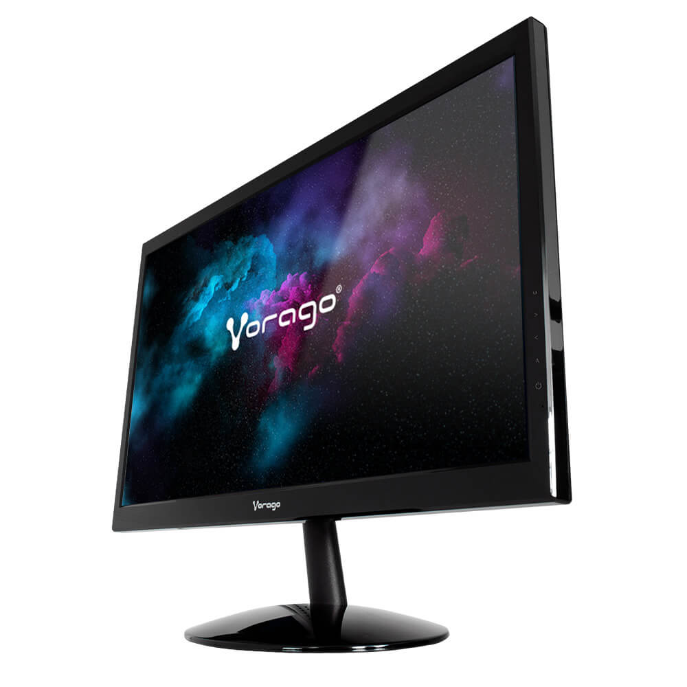 Monitor Vorago LED-W19-204 LED 19.5", 1366 x 768, HD, Widescreen, HDMI, Negro, HDMI, VGA, 60HZ SKU: LED-W19-204