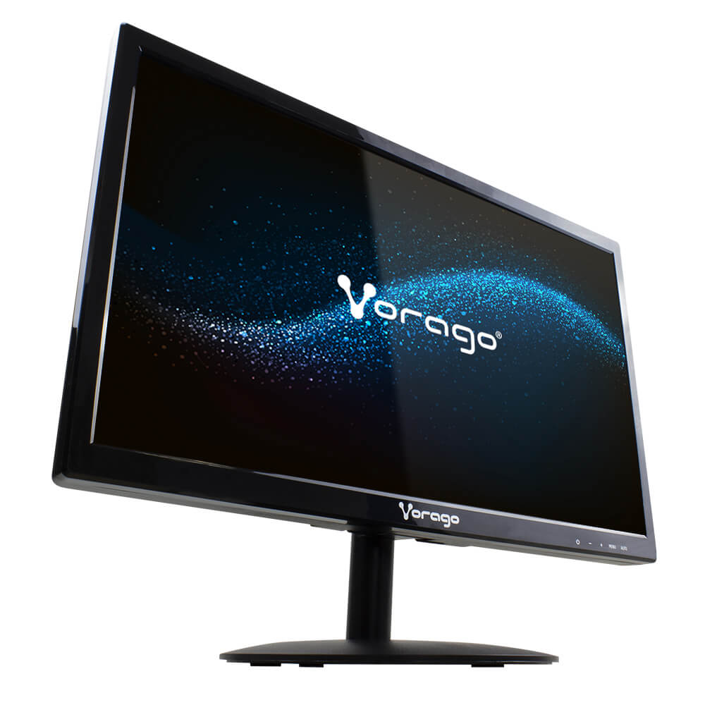 Monitor Vorago LED-W18-200 18.5'', Widescreen, Negro Resolución: 1366 x 768 Pixeles 60HZ HDMI/VGA SKU: LED-W18-200