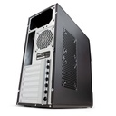 Gabinete Vorago 100K, Midi-Tower, ATX/Micro ATX/Mini-ITX, USB 2.0, con Fuente de 500W, Negro SKU: GAB-100K