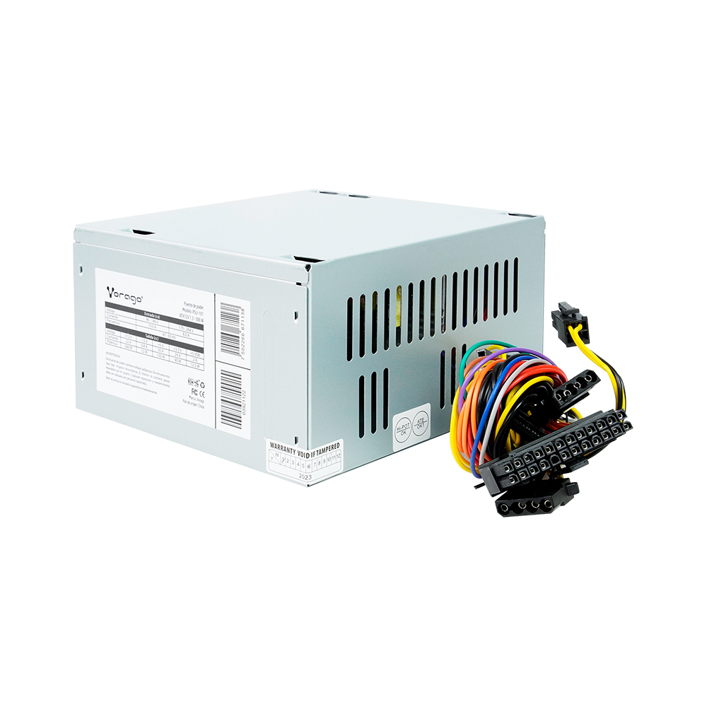 Fuente de Poder Vorago PSU-101, ATX, 500W SKU: PSU-101