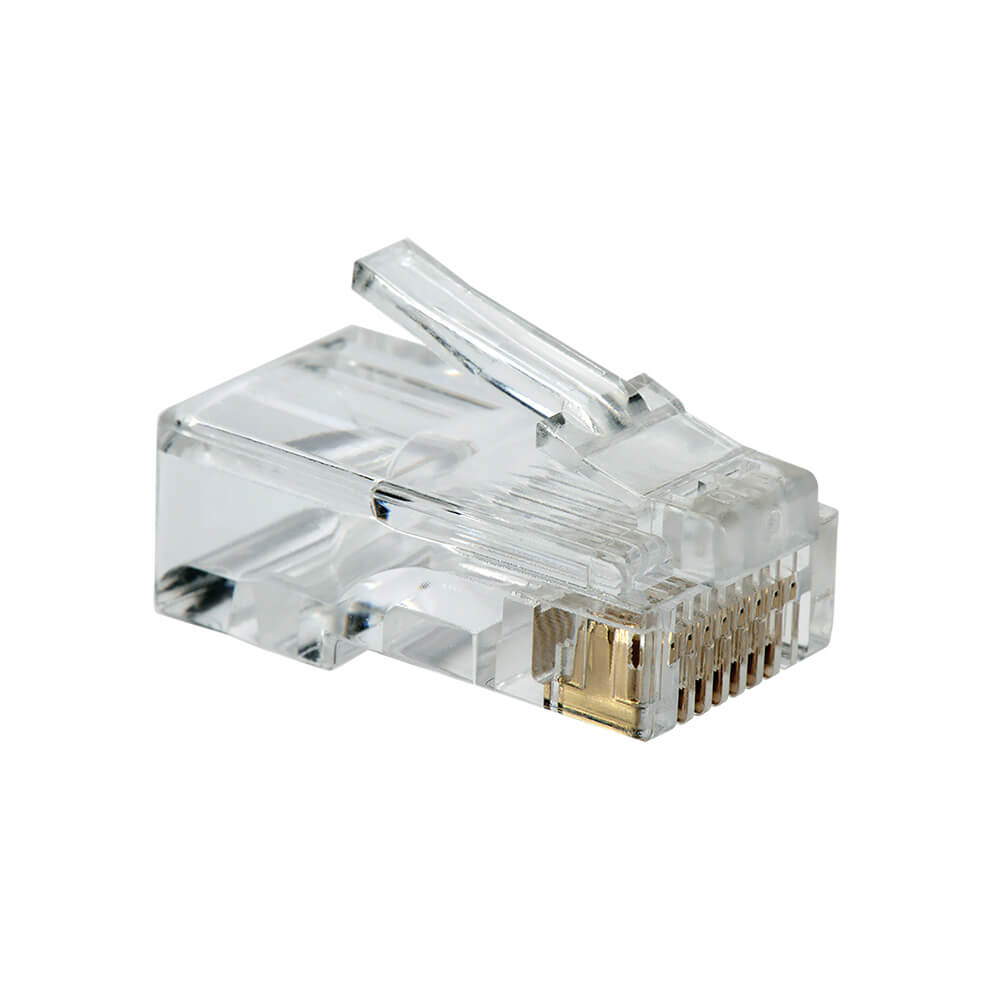 Vorago Conector RJ-45, RJ45 Transparente, 100 Piezas SKU: PLUG-100