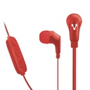 Vorago Audífonos Intrauriculares con Micrófono 103, Inalámbrico, Bluetooth, Rojo SKU: EPB-103-RD