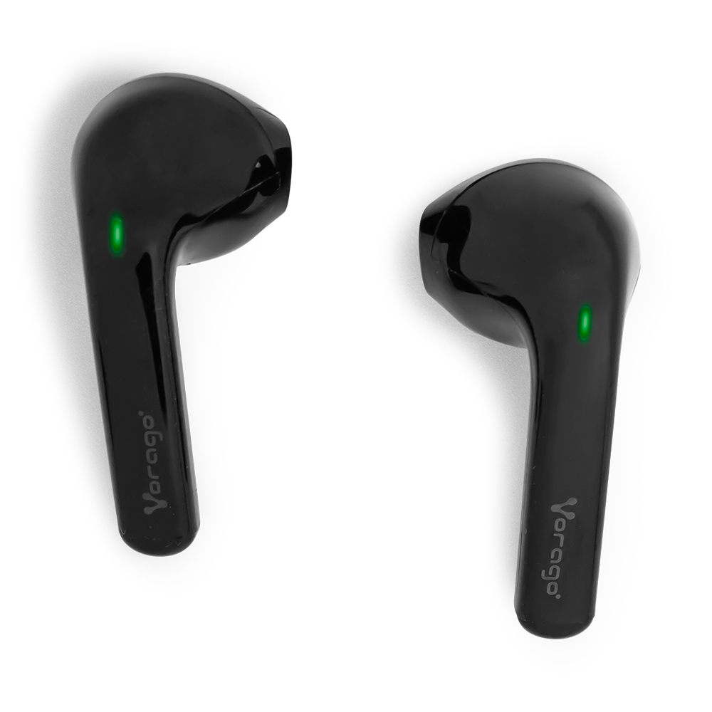 Vorago Audífonos Intrauriculares con Micrófono Eardbus 400, Inalámbrico, Bluetooth, Negro SKU: ESB-400