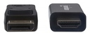 Manhattan Cable HDMI Macho - Displayport Macho, 1080p, 60Hz, 3 Metros, Negro SKU: 153188