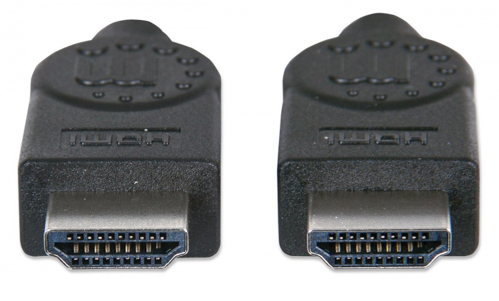 Manhattan Cable HDMI de Alta Velocidad Blindado, HDMI Macho - HDMI Macho, 4K, 30Hz, 3D, 15 Metros, Negro SKU: 308434