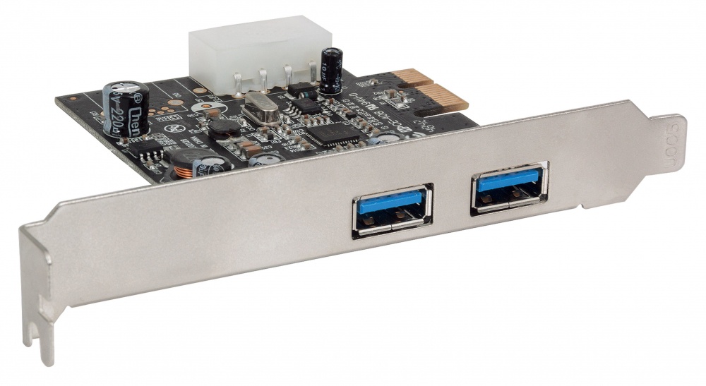 Manhattan Tarjeta PCI Express de 2 Puertos USB 3.0 de Súper Velocidad SKU: 151375