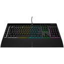 Kit Gamer 4 en 1 Corsair Teclado K55 RGB Pro + Mouse Harpoon RGB Pro + Audífonos HS50 Pro + Mousepad MM100, Alámbrico, USB, Negro (Español) SKU: CH-9226A65-SP