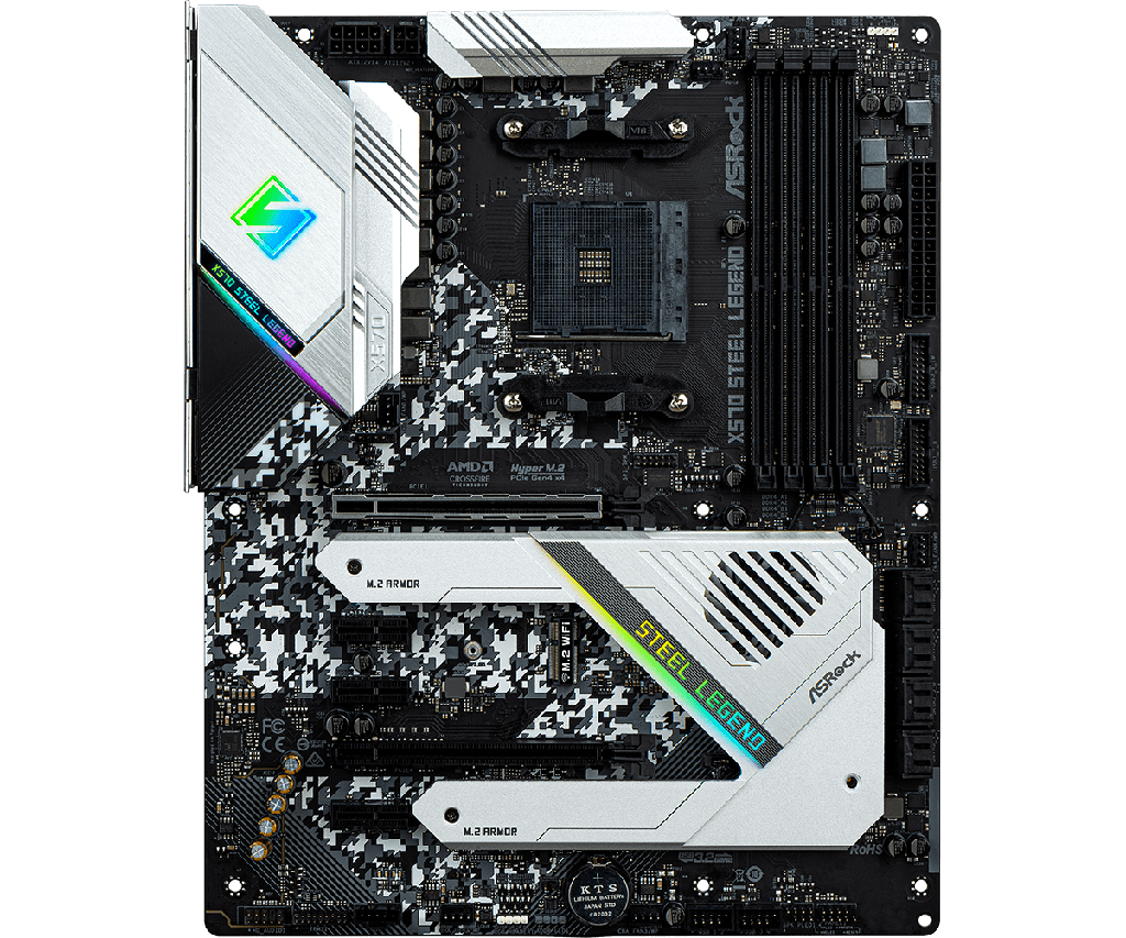 Tarjeta Madre ASRock ATX X570 STEEL LEGEND WIFI AX, S- AM4, AMD X570, HDMI, 128GB DDR4 para AMD ― Requiere Actualización de BIOS para la Serie Ryzen 5000
SKU: X570 STEEL LEGEND WIFI AX