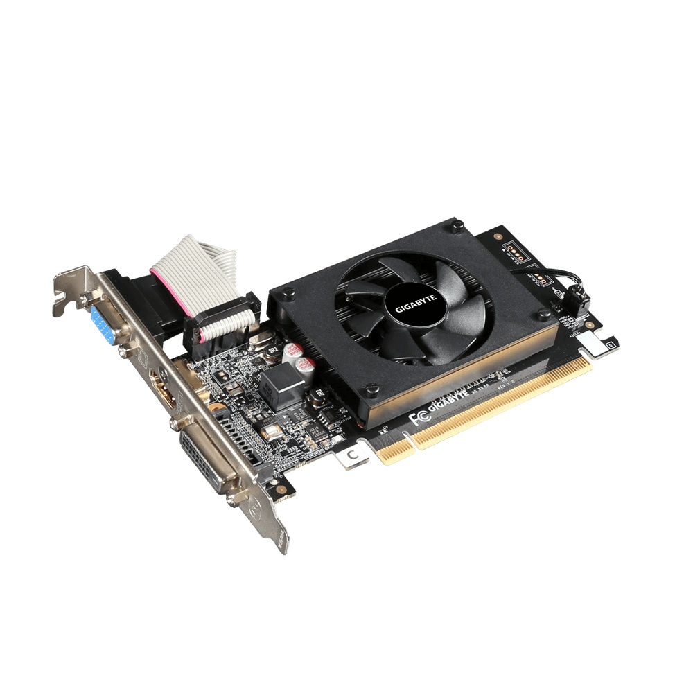 Tarjeta de Video Gigabyte NVIDIA GeForce GT 710, 1GB 64-bit GDDR5, PCI Express x8 2.0 SKU: GV-N710D5-1GL