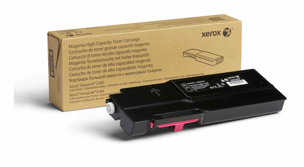 106R03523 Original Magenta Toner Xerox VersaLink C405, VersaLink C400 4,800 Páginas SKU: 106R03523