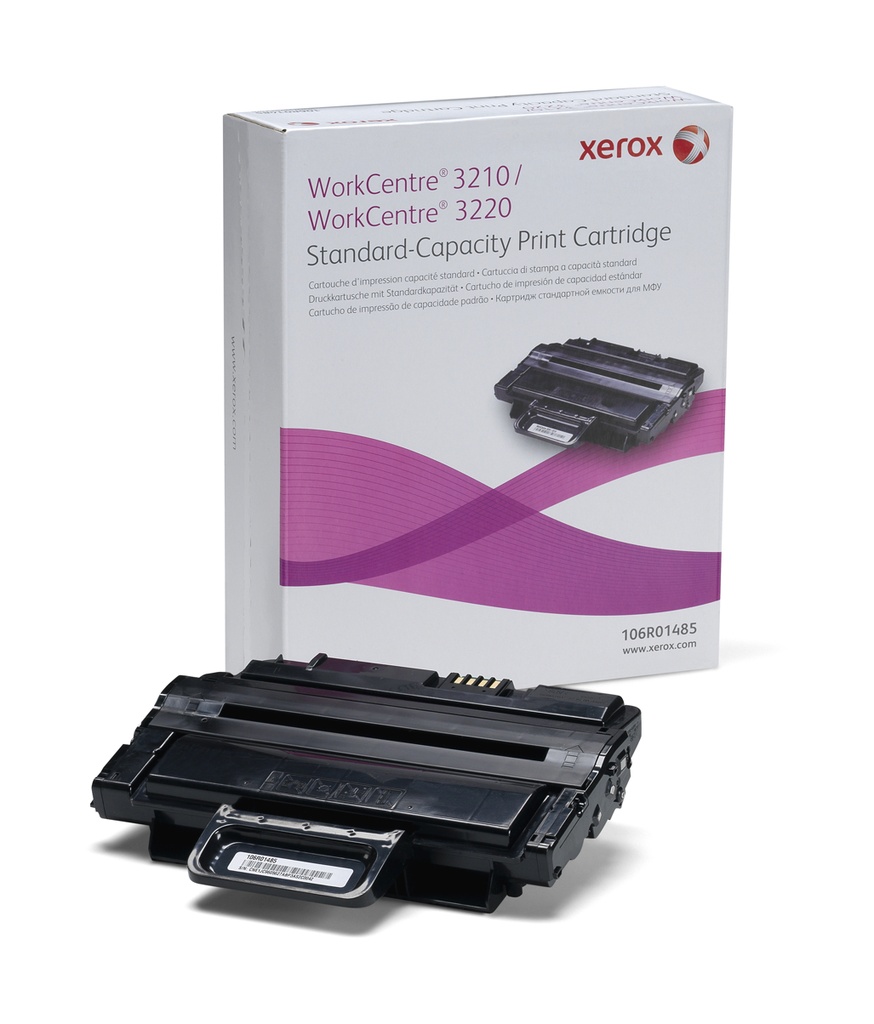 106R01485 Original Negro Toner Xeros WorkCentre 3210, 3220 2,000 Páginas SKU: 106R01485