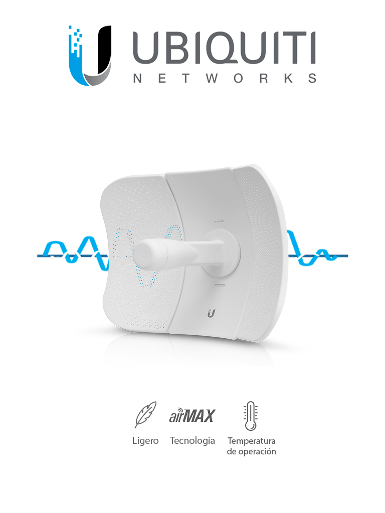 Ubiquiti Networks Antena Direccional LiteBeam M5, 23dBi, 5.1 - 5.8GHz SKU: LBE-M5-23