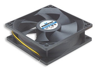 Ventilador Manhattan 4-pin para PC, 80mm, 2500RPM, Negro SKU: 700320