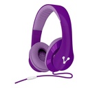 Vorago Audífonos HP-204, Alámbrico, 1.2 Metros, 3.5mm, Morado SKU: HP-204-MORADO