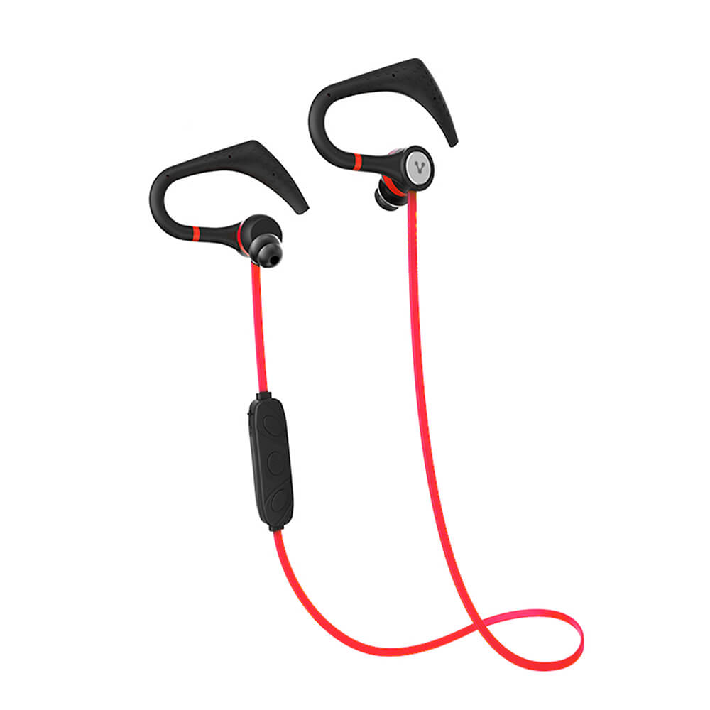 Vorago Audífonos Intrauriculares Deportivos con Micrófono ESB-301, Inalámbrico, Bluetooth, Rojo SKU: ESB-301-RD