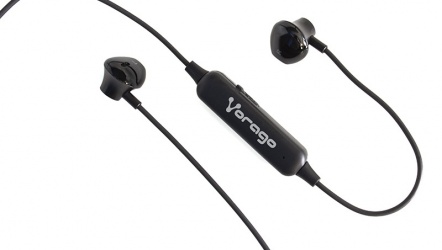 Vorago Audífonos Intrauriculares con Micrófono EPB-400, Inalámbrico, Bluetooth, USB, Negro SKU: EPB-400