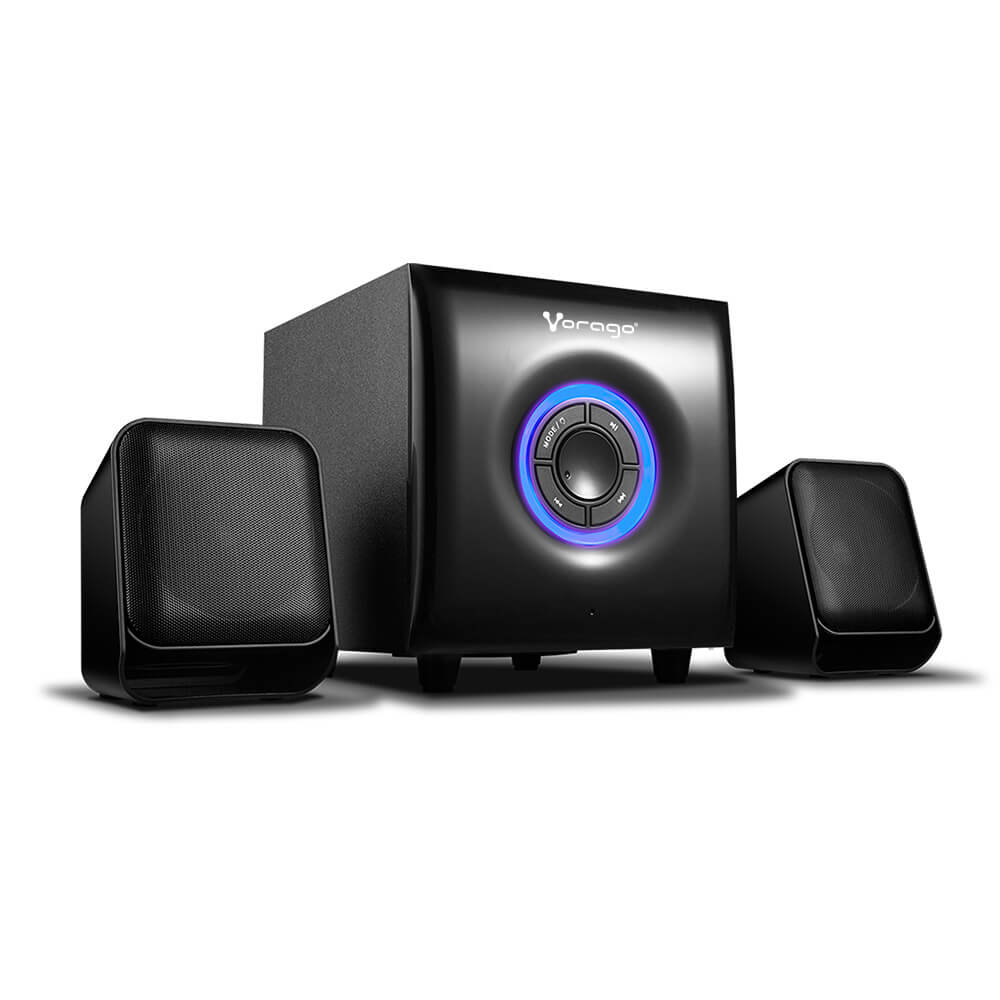 Vorago Bocinas con Subwoofer SPK-300, Alámbrico, 2.1, 10W RMS, Negro SKU: SPK-300